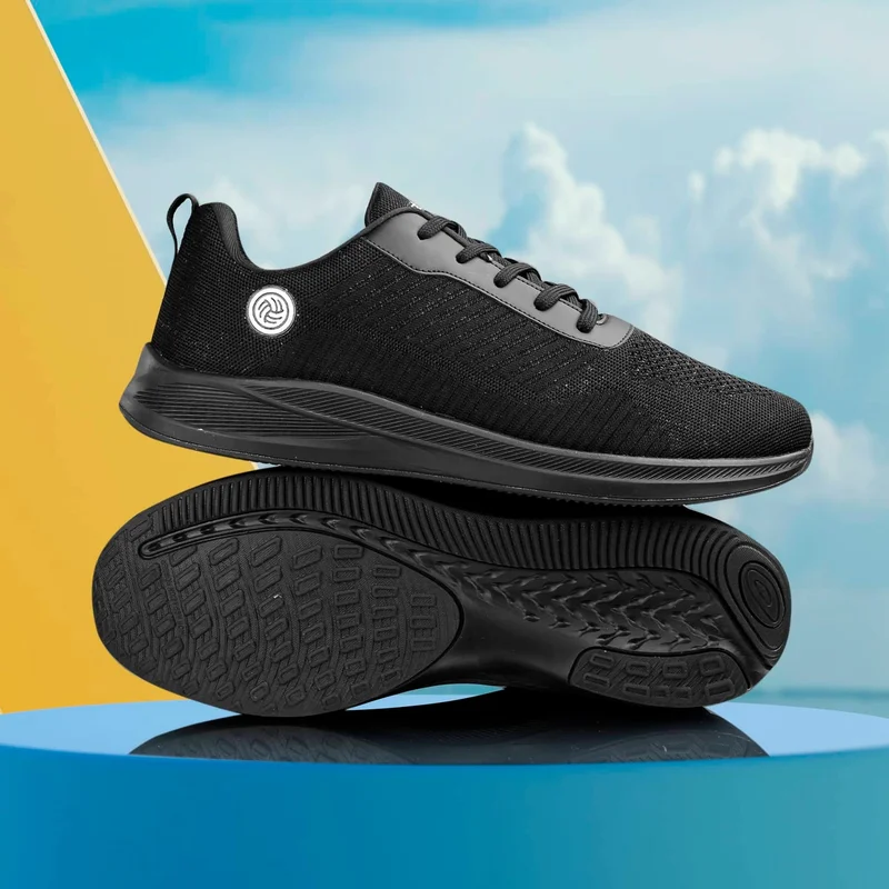 Bacca Bucci Black Project Plus Shoes for Men with Large Feet for Men | Best Price UAE